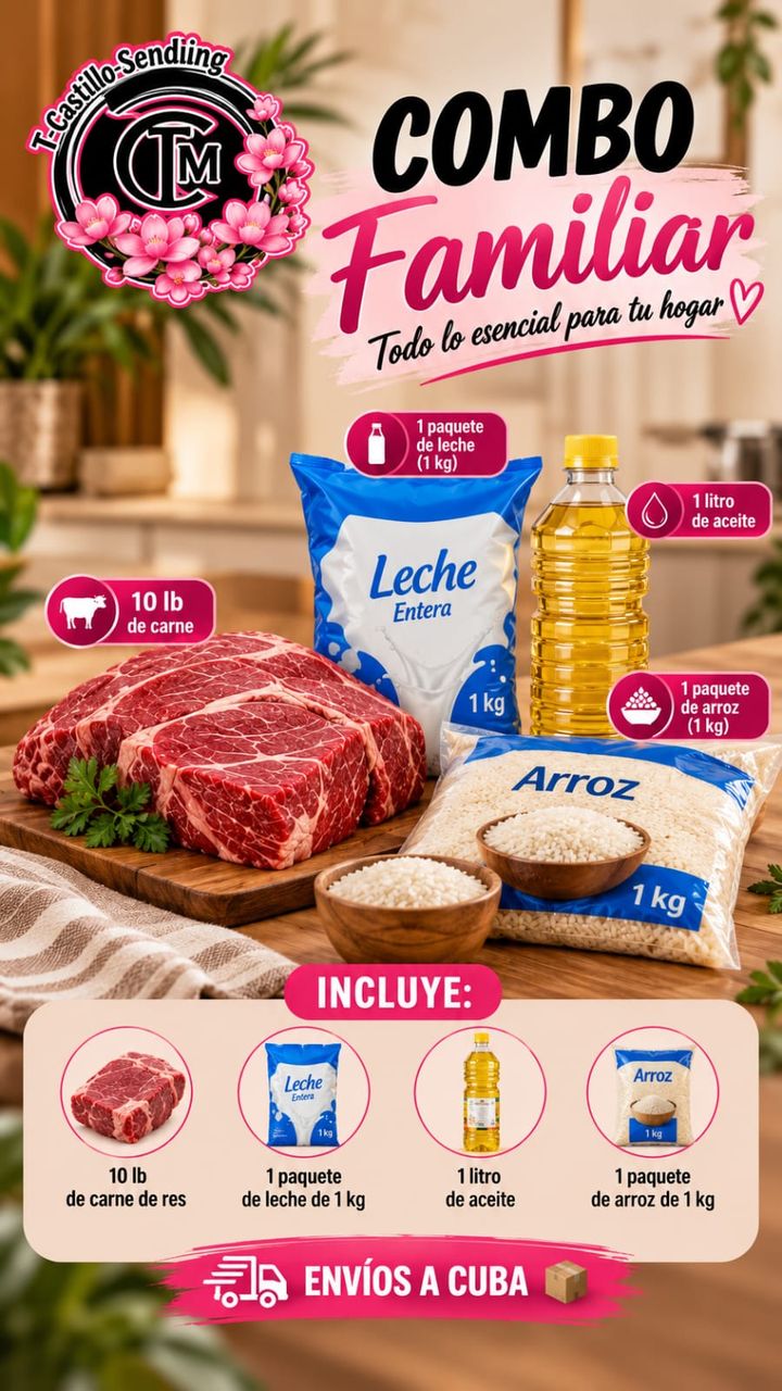 Flyer del Combo Familiar Esencial 10 lb